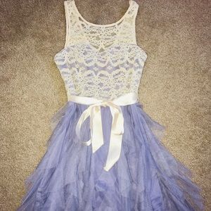 Periwinkle Chiffon Dress